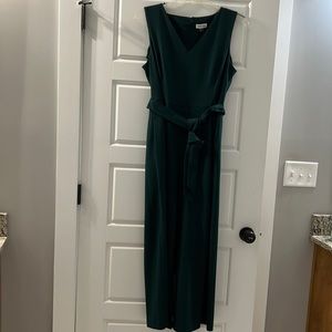 Forrest Green jumpsuit with pockets.